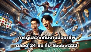 การดูแลจากทีมงานมืออาชีพตลอด 24 ชั่วโมงกับ Sbobet222-11