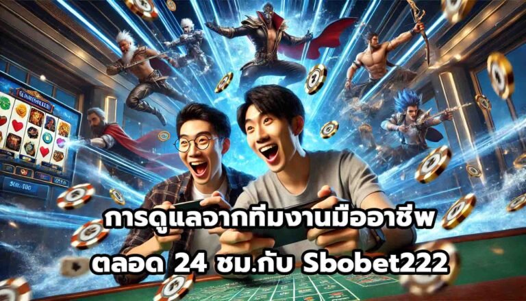 การดูแลจากทีมงานมืออาชีพตลอด 24 ชั่วโมงกับ Sbobet222-11